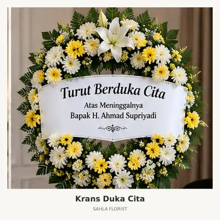 Krans Bunga Duka The Breeze Bsd
